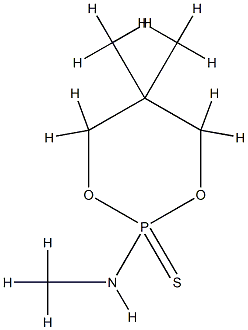 N,5,5-trimethyl-2-sulfanylidene-1,3-dioxa-2$l^{5}-phosphacyclohexan-2- amine CAS#: 88406-33-1